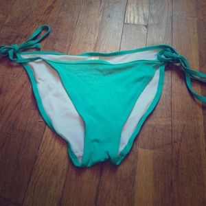 VS teal string bikini bottom