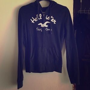 Hollister zip up hoodie