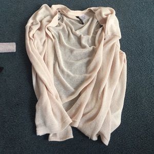 RESERVED Small H&M petal pink cardigan