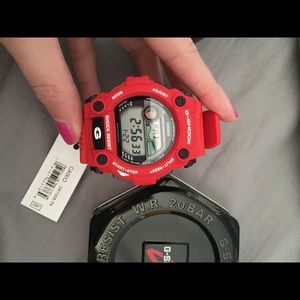 Casio G shock watch in red!
