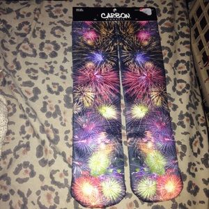 Fireworks knee high socks
