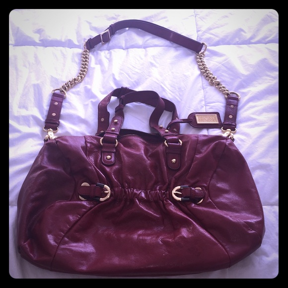 Badgley Mischka burgundy Crossbody bag
