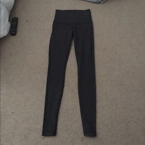 Lulu Lemon wunder under dark grey size 6