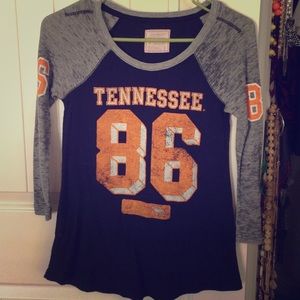 Pink VS Tennessee 3/4 sleeve shirt.