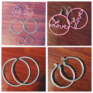 🎀Hoop earring bundle🎀