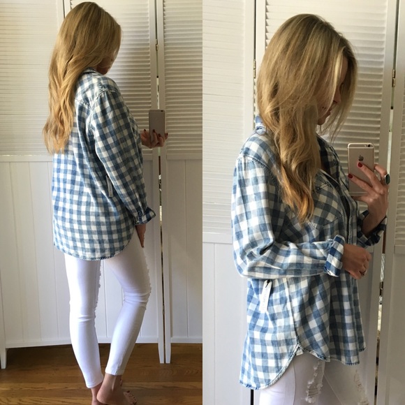 Sold• Soft Vintage Plaid Button-down - Picture 3 of 4