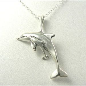 925 Silver Dolphin Charm