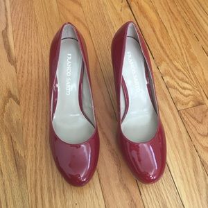 *Franco Sarto* Red Patent Leather Heels