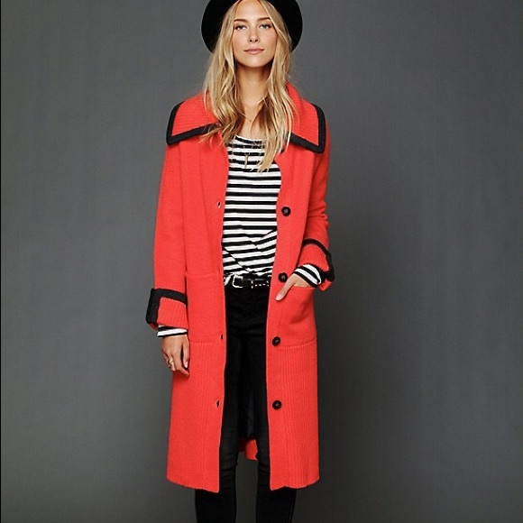 ISO FP New Romantics Long Molly Sweater Coat