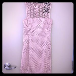 Diane von Furstenberg pale pink cocktail dress