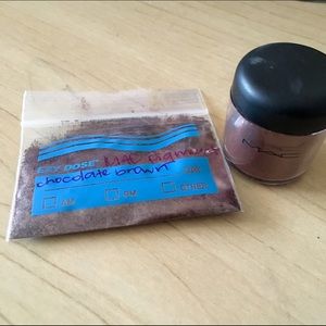 1.5 tsp of MAC Chocolate Brown for @shyfar