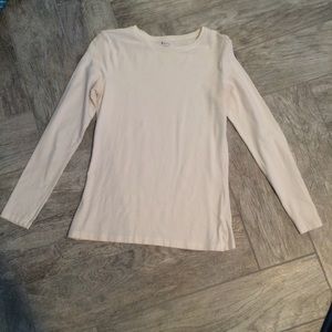 White long sleeve tee