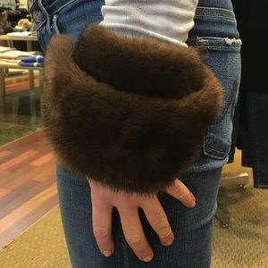 Mink cuffs