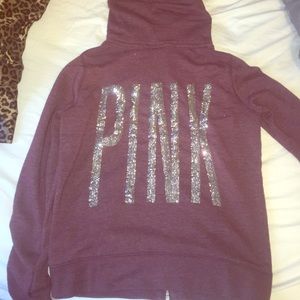 PINK burgundy jacket❤️