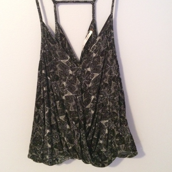 Grey Free People top - Picture 1 of 2