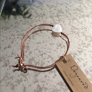 Mother of Pearl heart bracelet