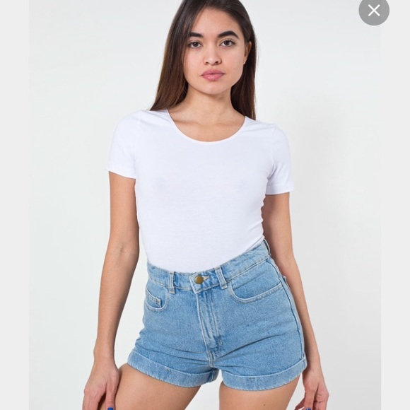 Medium Wash Denim Shorts