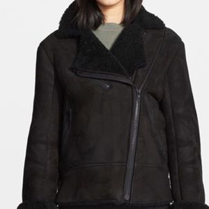 Rag and bone 100% merino shearling jacket
