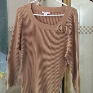 Dress barn tan sweater