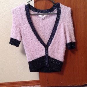 Decree fuzzy pink top