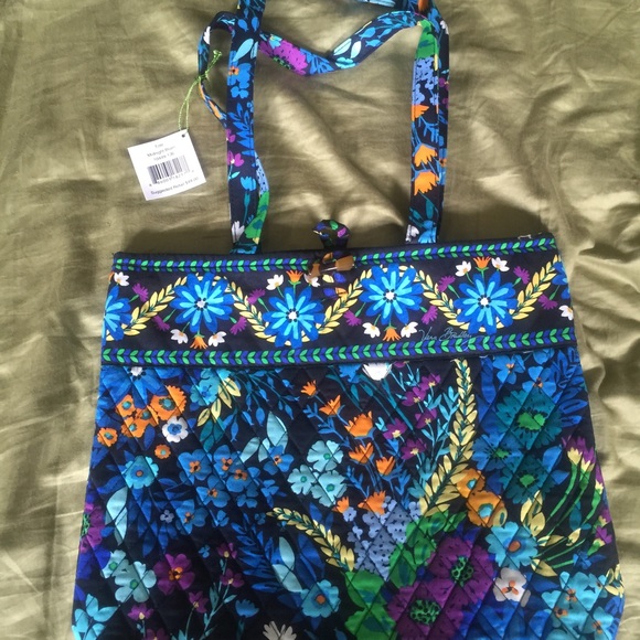 NWT Vera Bradley Tote in Midnight Blues