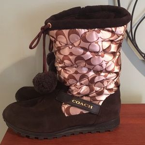 Coach winter boots