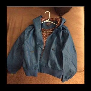 Teal faux leather jacket NWOT. Never worn.