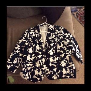 Abstract print blazer. Size 18/20