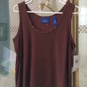 Brown tank