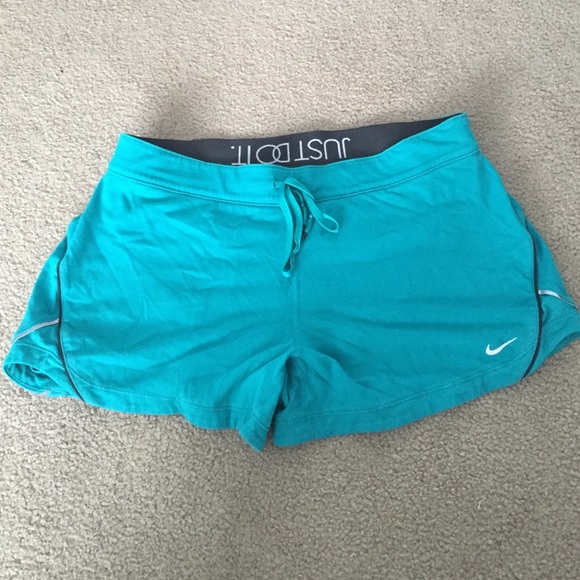 Aqua Nike Dri-Fit Shorts