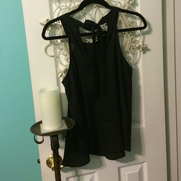 NWT Black flowing beaded top - Picture 2 of 4