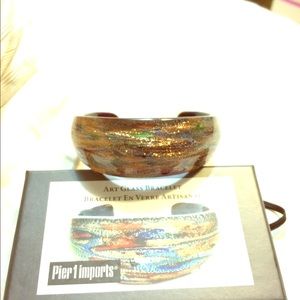 Beautiful Pier 1 Glass Cuff