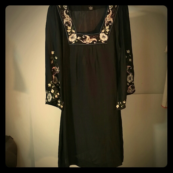 100/ silk Lucky Brand dress