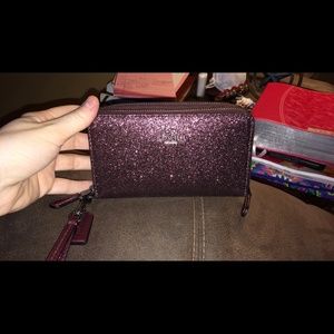 Coach wristlet wallet/phone case