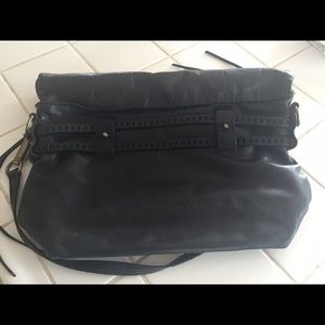 Black leather purse - Joelle Hawkens