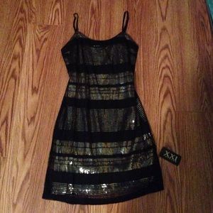 sequinned forever 21 party dress!