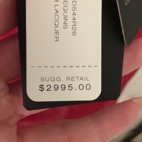 Donna Karan red strapless dress - Picture 2 of 2