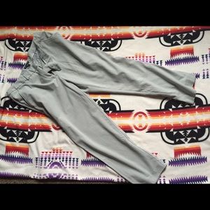 Gray Capri business pants.