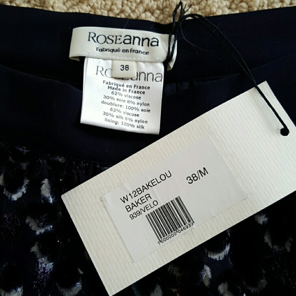 Gorgeous Roseanna Silk Mini Skirt NWT 38/M - Picture 2 of 4
