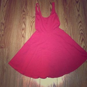 Orange hollister tank top dress.