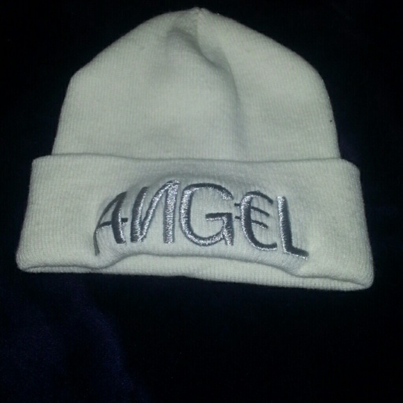 Kendall and Kylie and Neff White Angel Beanie