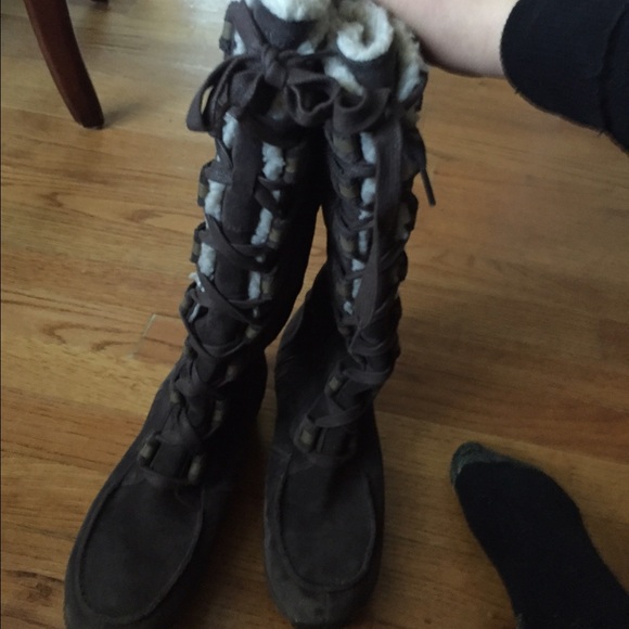 Timberland lace up boots