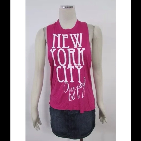 🇺🇸Gypsy Junkies Free People Pink Muscle Tank🇬🇧 - Picture 2 of 4