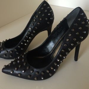 Boutique 9 'Milana' Black Crystal Pumps Size 6