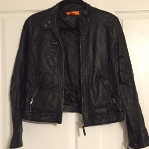 Faux Leather Jacket