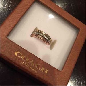 Authentic Coach Ring Set