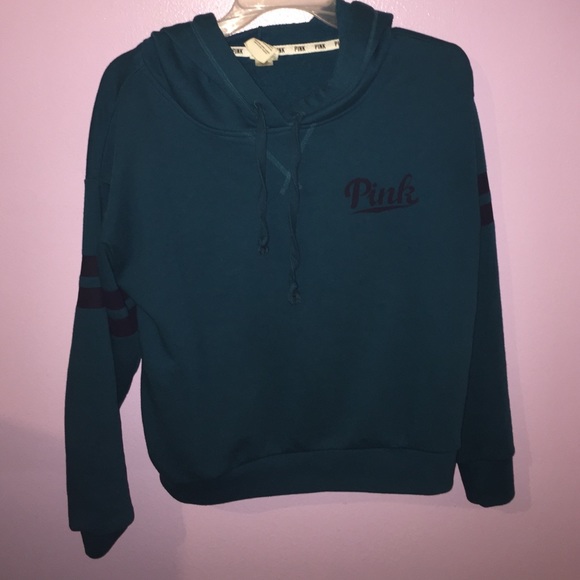 Teal Victoria's Secret hoodie