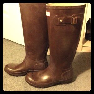 Hunter Original Tall Glossy Rainboots