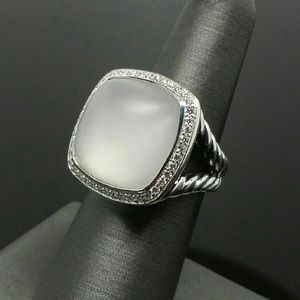 David Yurman  Albion Ring Frosted Crystal Diamonds