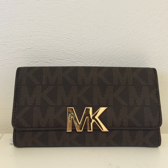 SOLD Michael kors brown monogram Wallet